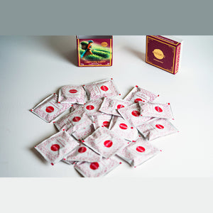 Chai loose leaf tea bags, each sealed in its own envelope