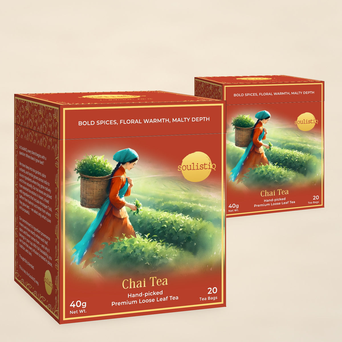 SoulistiQ Chai Tea — pack front