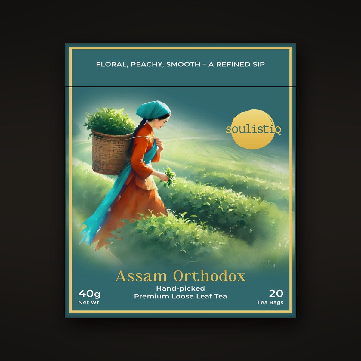 Assam loose leaf tea bags, pack